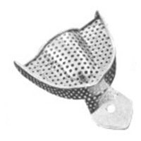 Impression Trays Made of 18/8 Stainless Steel, Perforated,Set of 10 U4