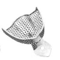 Impression Trays Made of 18/8 Stainless Steel, Perforated,Set of 10 U5