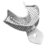 Impression Trays Made of 18/8 Stainless Steel, Perforated,Set of 10 L1