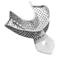 Impression Trays Made of 18/8 Stainless Steel, Perforated,Set of 10 L2
