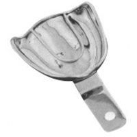 Impression Trays Made Of 18/8 Stainless Steel, Solid Full Denture Set Of 8 L