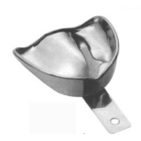 Impression Trays Made Of 18/8 Stainless Steel, Solid Set Of 6 U1