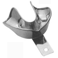 Impression Trays Made Of 18/8 Stainless Steel, Solid Set Of 6 L1