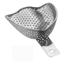 Impression Trays Made Of 18/8 Stainless Steel, Solid Set Of 6 U1