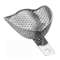 Impression Trays Made Of 18/8 Stainless Steel, Solid Set Of 6 7U2