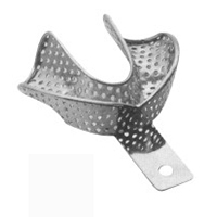 Impression Trays Made Of 18/8 Stainless Steel, Solid Set Of 6 L1