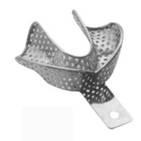 Impression Trays Made Of 18/8 Stainless Steel, Solid Set Of 6 L2