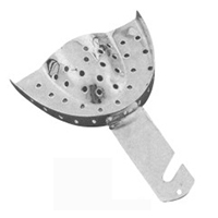 Impression Trays Made Of 18/8 Stainless Steel, English Pattern Set Of 8 Upper
