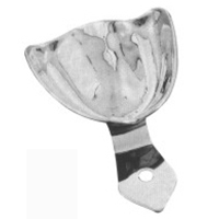 Impression Trays Made Of 18/8 Stainless Steel, Solid Full Denture Set Of 8 L