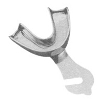 Impression Trays Made Of 18/8 Stainless Steel, Perforated Full Denture Set Of 8 S L0