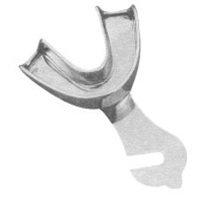 Impression Trays Made Of 18/8 Stainless Steel, Perforated Full Denture Set Of 8 S L1