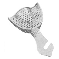 Impression Trays Made Of 18/8 Stainless Steel, Perforated Full Denture Set Of 8 S U1