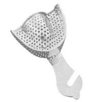 Impression Trays Made Of 18/8 Stainless Steel, Perforated Full Denture Set Of 8 S U3