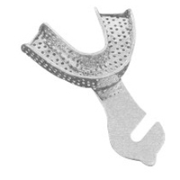 Impression Trays Made Of 18/8 Stainless Steel, Perforated Full Denture Set Of 8 S L0