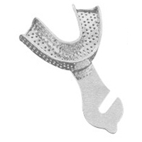 Impression Trays Made Of 18/8 Stainless Steel, Perforated Full Denture Set Of 8 S L2