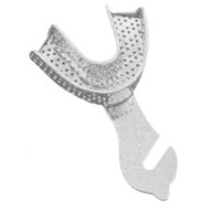 Impression Trays Made Of 18/8 Stainless Steel, Perforated Full Denture Set Of 8 S L3