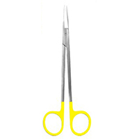Scissors With Tungsten Carbide Kelly Straight 16cm